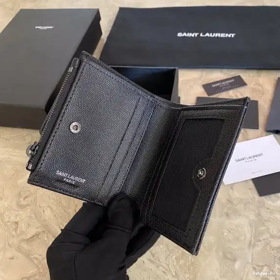 CASE CARD MONOGRAM YSL ZIPPED 0630